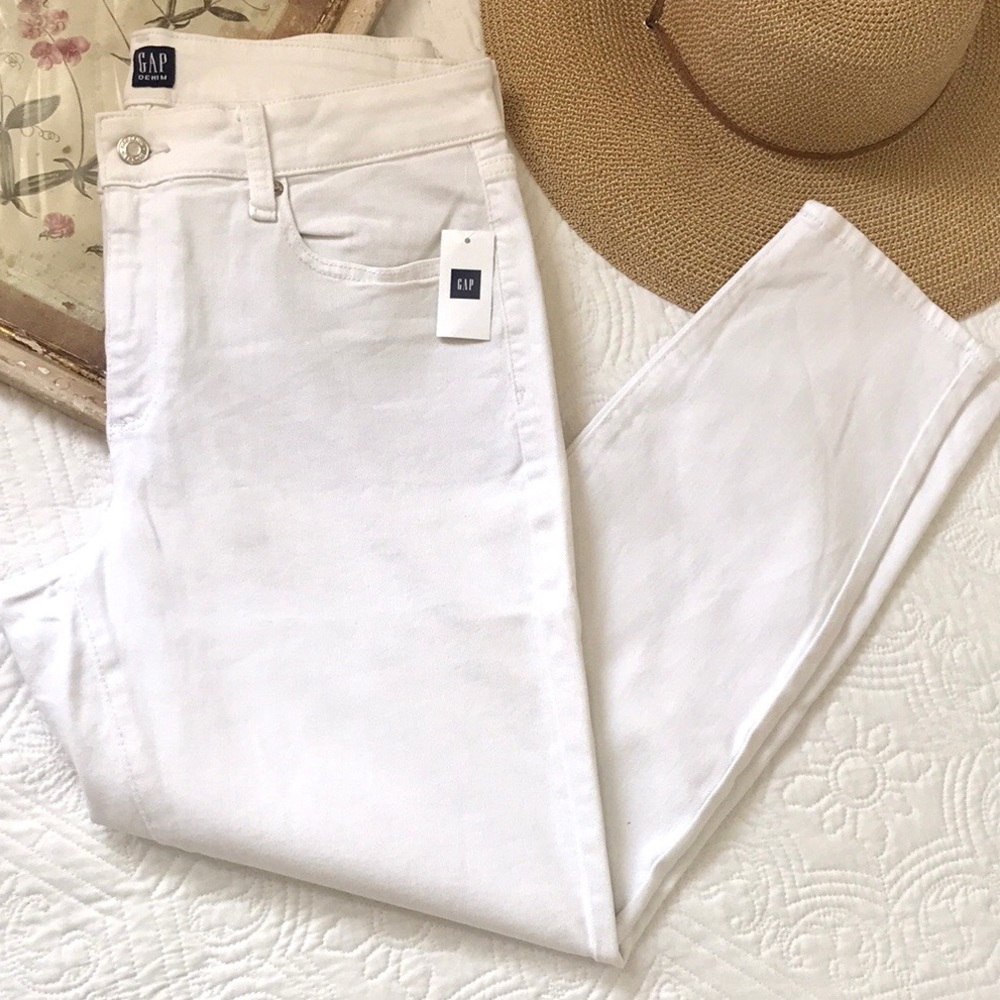 NWT Gap Curvy True Skinny Jeans White